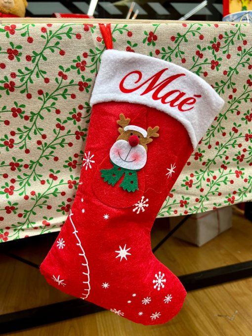 Chaussette de Noël personnalisée